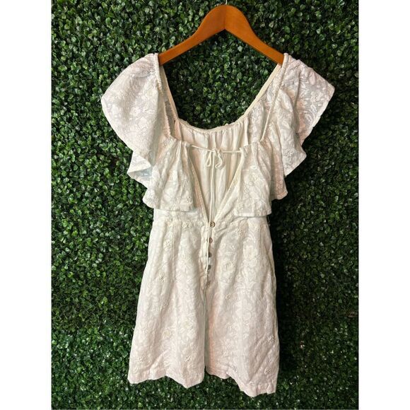 Free People Girl Crush Lace Mini Dress Size Medium - Picture 5 of 8